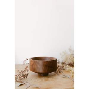 Bol en bois artisanal de luxe pour les repas, les collations, les fruits - Design durable - Product Image 1