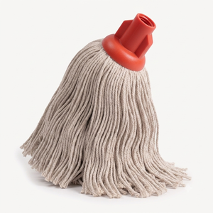 Tête de balai serpillère en coton hautement absorbant, recharge robuste pour balai à tige filetée en plastique, pour le nettoyage des sols - Product Image 1