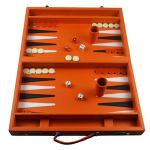 Jeu de backgammon en cuir fait main, dernier design, personnalisé, de qualité supérieure, jeu divertissant pour enfants et adultes - Product Image 5