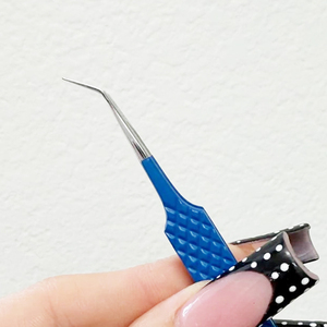 Pincettes pour cils en acier inoxydable, super résistantes, haute précision, antistatiques, pour extensions de cils - Product Image 2