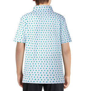 เสื้อโปโลกอล์ฟสำหรับวัยรุ่น สวมใส่สบายทุกวัน ผลิตจากผ้าเนื้อนุ่ม น้ำหนักเบา เหมาะสำหรับการเดิน ราคาประหยัด - Product Image 4