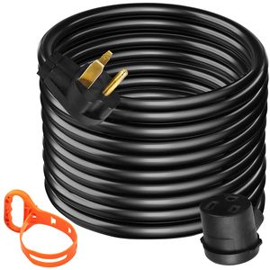 Cavo di Prolunga per Saldatrice 40Amp 25ft 250V, Calibro 8, 3 Poli, per MIG/Lincoln/Plasma/Miller/TIG, Spina NEMA 6-50 - Product Image 1
