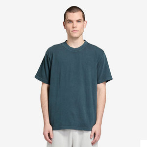 Camiseta personalizada al por mayor de 300 g/m² de algodón grueso con logotipo propio, impresión digital, camiseta para hombre con lavado ácido - Product Image 1