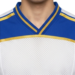Maillot de football américain en mesh, numéro 99, col mandarin, manches courtes, taille adulte, respirant, vêtements de sport, maillot de fan de l'équipe - Product Image 4