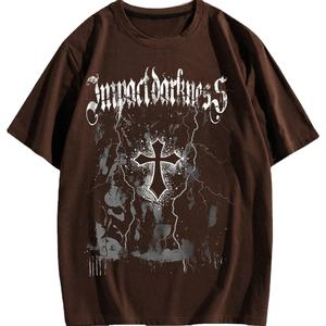 Camisetas personalizadas para hombre serigrafiadas 100% algodón camisetas para hombre Causal DGT impreso camiseta Streetwear camiseta para hombre - Product Image 1