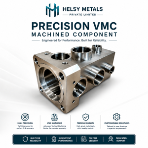 บล็อกแมนิโฟลด์เครื่องจักรกลไฮดรอลิก VMC เกรดพรีเมียม โลหะผสมที่มีความแข็งแรงสูง น้ำหนักเบา ทนทานต่อการกัดกร่อน ออกแบบได้ตามความต้องการ - Product Image 1