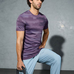 T-shirts pour hommes en coton 100% durable - Haute qualité, couleur unie, respirant et à séchage rapide, respectueux de l'environnement - Product Image 2