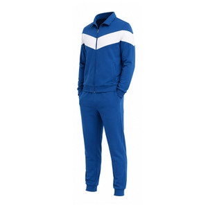 Men Athletic Sport Tracksuits Custom Fleece Gym Training Set Zip Jacket Jogger <b>Pants</b> OEM Wholesale Sportswear Supplier Wholesale - Product Image 3