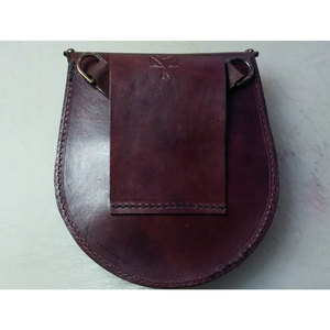 Traditional Scottish Kilt Sporran - Premium Brown Leather Day Wear <b>Pouch</b> Hand-Stitched Highland Dress Accessory for <b>Men</b> - Product Image 3