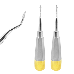 Élévateurs dentaires d'extraction de racines en acier inoxydable de haute qualité Bernard Conception allemande manuelle Fabriqué au Pakistan - Product Image 1
