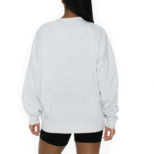 เสื้อสเวตเชิ้ตผู้หญิงแบบสั่งทำพิเศษ ผ้าฝ้าย 100% ระบายอากาศได้ดี เป็นมิตรกับสิ่งแวดล้อม ปักลาย โลโก้ด้านหน้า แขนยาว สวมใส่สบาย - Product Image 4