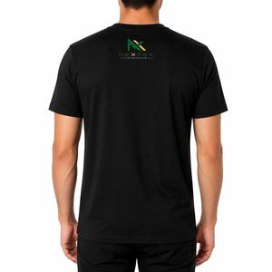 T-shirt personnalisé pour homme avec motif crâne flamboyant 3D, style gothique streetwear, col rond, impression par sublimation, fabrication OEM - Product Image 3