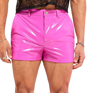 Prix de gros – Short en cuir pour homme, usage extérieur, décontracté et sportif, avec logo personnalisé, 100 % cuir véritable - Product Image 1