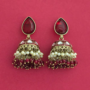 เครื่องประดับทองเหลืองแฮนด์เมด Kanhai Jewels รุ่นล่าสุด สไตล์อินโดเวสเทิร์น สำหรับงานแต่งงาน ประดับด้วยเมเฮนดี รุ่น 112380 - Product Image 5