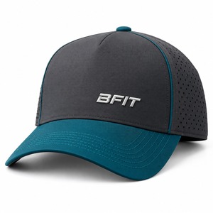 Casquette de baseball réglable BFIT avec panneau en maille respirante et logo brodé, vêtements de golf, vêtements de sport de plein air - Product Image 3