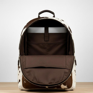 Solid Pattern Low Price Cowhide Leather School Bag In Stock Customize Durable Hot Selling OEM - Product Image 3