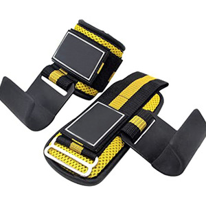 ตะขอเกี่ยวสำหรับยกน้ำหนักแบบกำหนดเองได้ พร้อมสายรัดข้อมือนีโอพรีนหนา สำหรับออกกำลังกายในยิม - Product Image 3