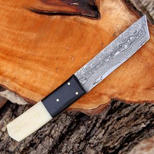 Cuchillo Bowie de Supervivencia para Caza, Venta al Por Mayor B2B OEM, Hoja de Acero Inoxidable, Mango de Resina Epoxi, Funda de Cuero, Dureza 58HRC - Product Image 4