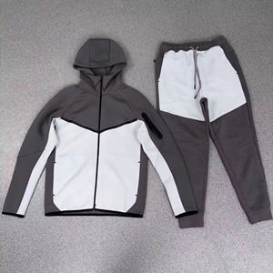 Survêtement Homme Slim Fit en Polaire Technique Uni avec Cordon de Serrage - Décontracté, Respirant et Écologique, Léger, Grandes Tailles, Vêtements de Sport - Product Image 4