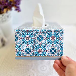 Caja de pañuelos de madera impresa para fotografía, caja de recuerdos de madera impresa para exhibición de fotos y arte, caja de accesorios al por mayor - Product Image 4