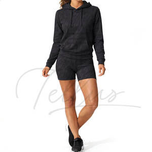 ชุดโยคะกีฬาผู้หญิงคุณภาพสูง ดีไซน์ใหม่ ชุดออกกำลังกายไร้รอยต่อ ชุดโยคะ 4 ชิ้น - Product Image 4