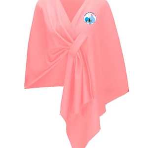 Jack <b>and</b> Jill Adult Pink <b>Shawl</b> <b>Wrap</b> Soft Lightweight Fashion Scarf Elegant Casual Party Wear for Women Comfortable Stylish - Product Image 2