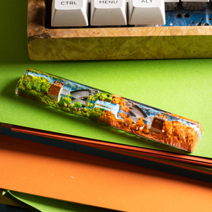 <b>Keycaps</b> Mystical Anime, Custom <b>Artisan</b> <b>Keycaps</b>, <b>Keycaps</b> Anime Cute, Green <b>Keycaps</b>, <b>Keycaps</b> Set, <b>Keycaps</b> Resin - Product Image 1