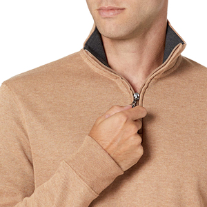 Sudadera con Cierre de Cremallera Personalizada para Hombre, Ropa Deportiva de Alto Rendimiento, Sudadera Básica de Algodón Mezclado a Bajo Precio - Product Image 4