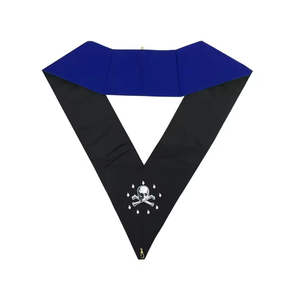 Delantal Masónico Hecho a Mano de Alta Calidad NESTA SPORTS, Collar Bordado para Todos los Grados de Logia, Regalia - Product Image 3