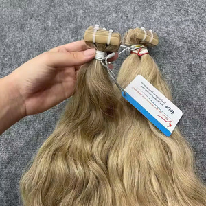Venta al por mayor Super y doble dibujado cutícula alineada ruso 100% Virgen Natural humano Remy cinta en extensiones de cabello humano vendedores - Product Image 5
