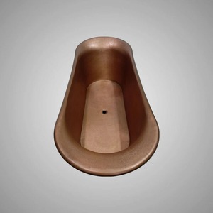 Baignoire en cuivre faite à la main avec un design spacieux pour une expérience de bain luxueuse, cuve unique, vente directe d'usine - Product Image 2