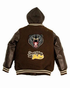 Chaqueta de Estilo Urbano Personalizada para Hombre, Cuerpo de Lana, Logotipos Frontales, Secado Rápido, Transpirable, Ropa de Invierno - Product Image 4