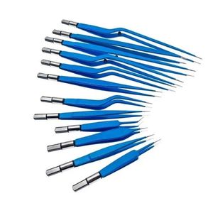 Juego de 12 Pinzas Bipolares de Bayoneta para Irrigación, Premium, Antiadherentes, Reutilizables, de Acero Inoxidable Alemán, Instrumentos Quirúrgicos con Certificación CE e ISO - Product Image 5