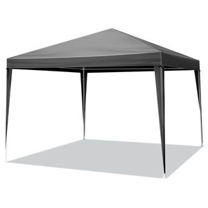Tenda da Esterno Impermeabile Nera 3x3 Metri per Matrimoni, Barbecue, Catering, Feste - Materiale in Tessuto - Product Image 1
