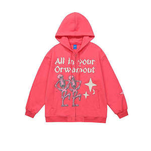 Sudadera con Capucha Personalizada con Estampado Gráfico para Hombre – Sudadera Oversize de Algodón Grueso con Forro Polar Estilo Canguro para Streetwear - Product Image 5