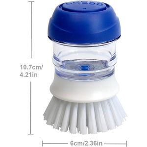 Set per Pulizia Cucina: Spazzola per Piatti con Dispenser di Sapone, Strumento Essenziale per Mantenere l'Igiene - Product Image 4