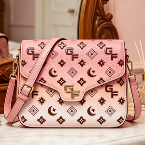 Custom New Fashion Women's Underarm <b>Bag</b> Single <b>Strap</b> with Metal Logo Decoration PU Material Wholesale Supply - Product Image 3