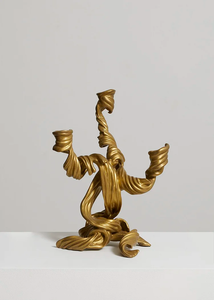 Candelabro Navideño de Latón Macizo Resistente a la Oxidación, Hecho a Mano, Diseño Único, Soporte Decorativo Duradero para Uso en Interiores y Exteriores - Product Image 4