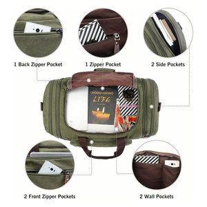 Custom High Quality Large Capacity Carryall Sports Neoprene <b>Bag</b> Duffel Gym Weekender <b>Overnight</b> Travel <b>Bag</b> for Men and Women - Product Image 2