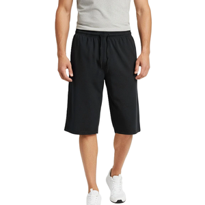 Shorts de sport mi-longs verts avec cordon de serrage, design sportif, respirants, séchage rapide, élastiques, décontractés, pour la course, la gym, le tennis, 100% coton - Product Image 6