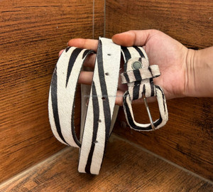 Nouveau élégant fait à la main en cuir de vachette imprimé Animal ceinture classique personnalisé en détresse véritable cuir véritable unisexe ceintures - Product Image 3