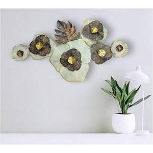 Một-of-a-loại sắt độc đáo thiết kế đương đại Hoa Tường treo nghệ thuật trang trí kim loại hoa cho Diwali Thủ công mỹ nghệ kỹ thuật - Product Image 1