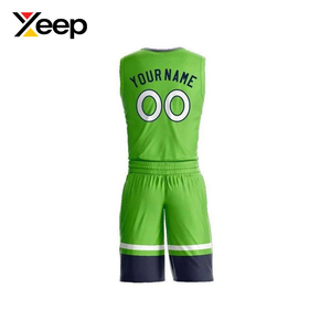 Uniforme de Baloncesto Personalizado para Hombre XEEP XC-BU-60 de Alta Calidad, Alto Rendimiento, Ligero, Transpirable y con Transferencia de Calor - Product Image 3