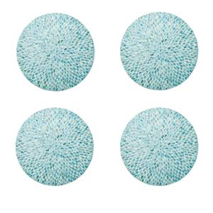 Manteles Individuales planos de concha de perla madre antigua, Decoración de mesa para fiesta hecha a mano en Vietnam, superventas - Product Image 1