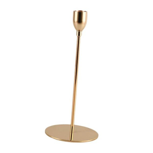 Modern Minimalist Gold Metal <b>Candlestick</b> <b>Holder</b> For Taper Candles Elegant Tabletop Centerpiece For Weddings Parties Home Decor - Product Image 1