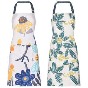 Custom Logo Cotton Slub Digital Print <b>Kitchen</b> <b>Apron</b> OEM ODM Retail Wholesale Bulk Factory Direct Manufacturer Supplier - Product Image 4