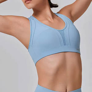 Offres Spéciales 2026 – Soutien-gorge de Sport à Fort Maintien avec Logo Personnalisé, Dos Croisé et Rembourrage pour Femme - Product Image 6