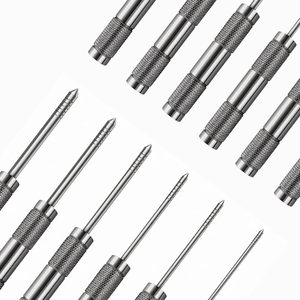 Lot de 6 Osteotomes Convexes à Manches Droits – Instruments Chirurgicaux Dentaires Manuels avec Poignée Ergonomique pour l'Expansion des Cavités - Product Image 6