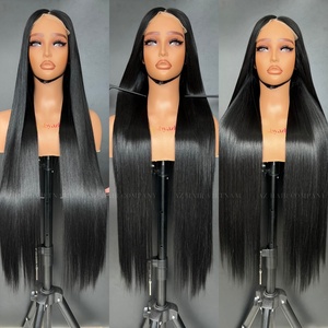 Extensions de cheveux vierges 100% Remy de haute qualité, provenant du Vietnam, tissage unique, sans colle, lisses comme des baguettes - Product Image 1