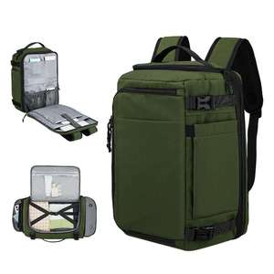 Mochila de Viaje Morada Resistente al Agua con Múltiples Bolsillos, Bolsa de Equipaje de Mano - Product Image 3